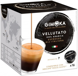 Кофе в капсулах Gimoka DG Velutato 16капс